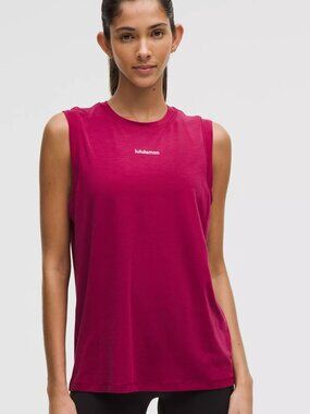 Lululemon Magenta Jersey Training Muscle Tank Top